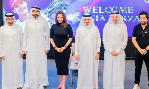 സാനിയ മിർസ ദുബൈ സ്പോർട്സ് കൗൺസിൽ സന്ദർശിച്ചു