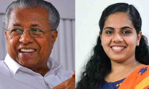 pinarayi vijayan, arya rajendran