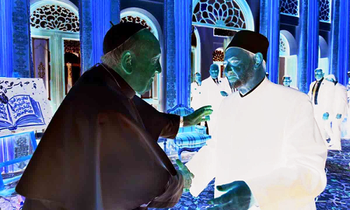 The Pope praised the diversity of Bahrain