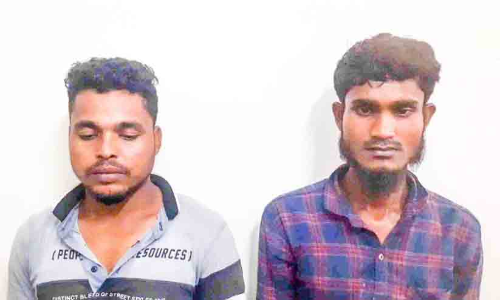 കഞ്ചാവുമായി അന്തർ സംസ്ഥാന തൊഴിലാളികൾ പിടിയിൽ