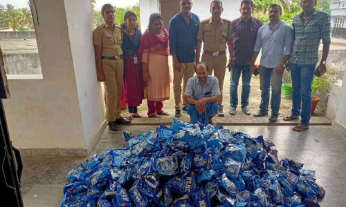 അഞ്ചുലക്ഷം രൂപയുടെ നിരോധിത പുകയില ഉൽപന്നങ്ങൾ പിടികൂടി
