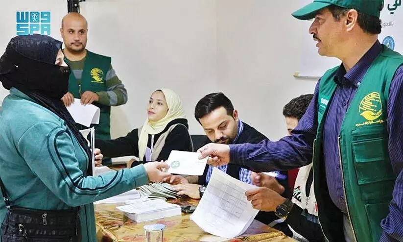 ജോർഡനിലെ സിറിയൻ, ഫലസ്തീൻ അഭയാർഥികൾക്ക് സഹായം