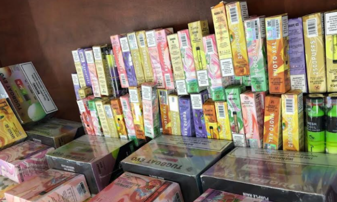 198 Electronic Shisha seized 198 Electronic Shisha seized