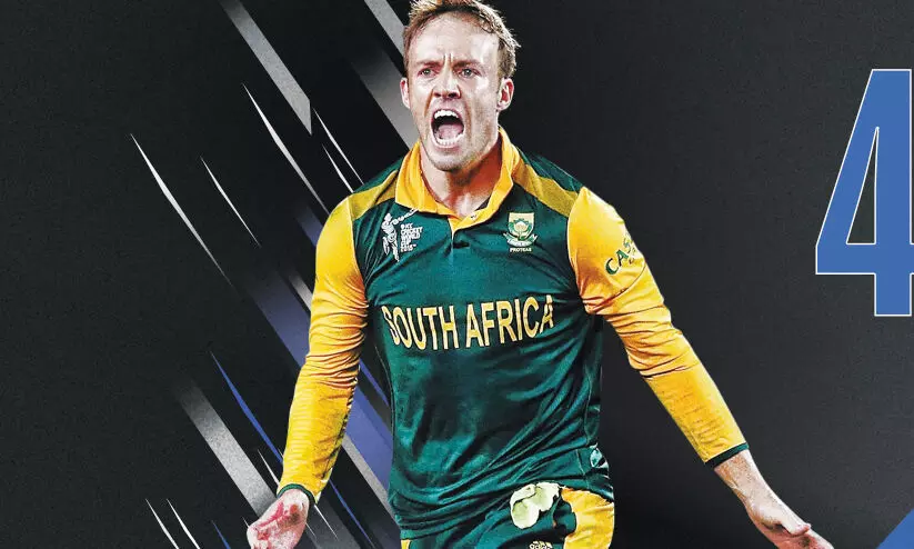 ഈ ടീം ട്വന്റി20 ലോകകപ്പ് കിരീടം നേടും; പ്രവചനവുമായി എബി ഡി വില്ലിയേഴ്സ് ഈ ടീം ട്വന്റി20 ലോകകപ്പ് കിരീടം നേടും; പ്രവചനവുമായി എബി ഡി വില്ലിയേഴ്സ്