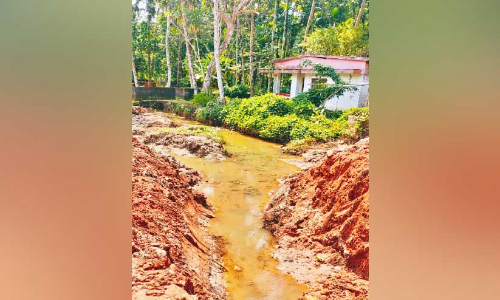 ബൈപാസ് നിർമാണം; കിണർവെള്ളം മലിനമായി കുടിവെള്ളം മുട്ടി