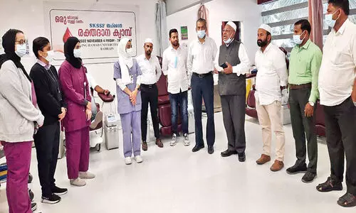 SKSSF Organized Blood Donation Camp