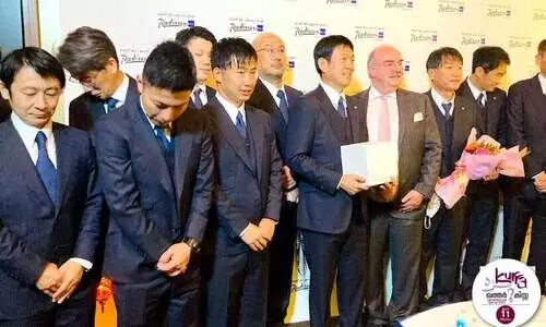 qatar worldcup; Japan team has arrived