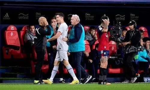 ബാഴ്സയിലെ വിടവാങ്ങൽ കളിയിൽ പിക്വെക്ക് റഫറി വക ചുവപ്പുകാർഡ്