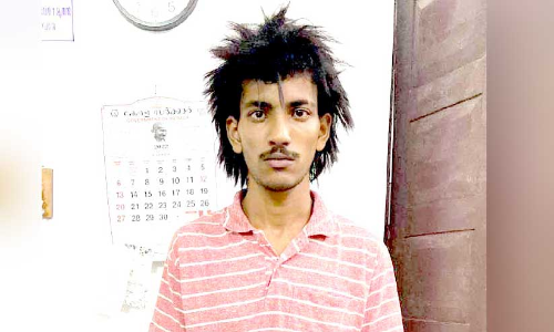 man arrested with drugs