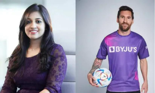 കടുത്ത സാമ്പത്തിക പ്രതിസന്ധിയിലും മെസ്സിയെ ബ്രാൻഡ് അംബാസിഡറാക്കി; കാരണം വിശദീകരിച്ച് ബൈജൂസ് സഹസ്ഥാപക