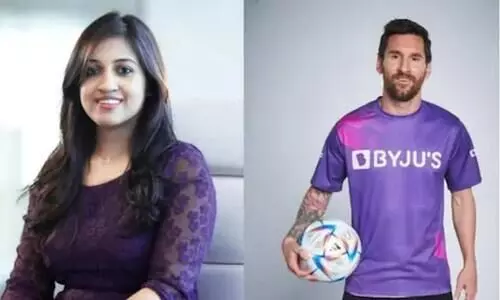 കടുത്ത സാമ്പത്തിക പ്രതിസന്ധിയിലും മെസ്സിയെ ബ്രാൻഡ് അംബാസിഡറാക്കി; കാരണം വിശദീകരിച്ച് ബൈജൂസ് സഹസ്ഥാപക