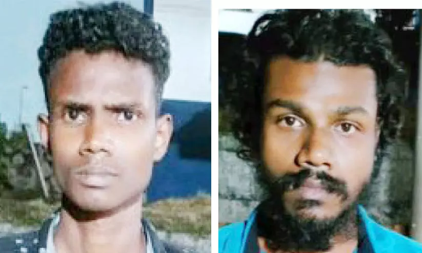 35 കി​ലോ ച​ന്ദ​ന​വു​മാ​യി ര​ണ്ടു യു​വാ​ക്ക​ൾ പി​ടി​യി​ൽ