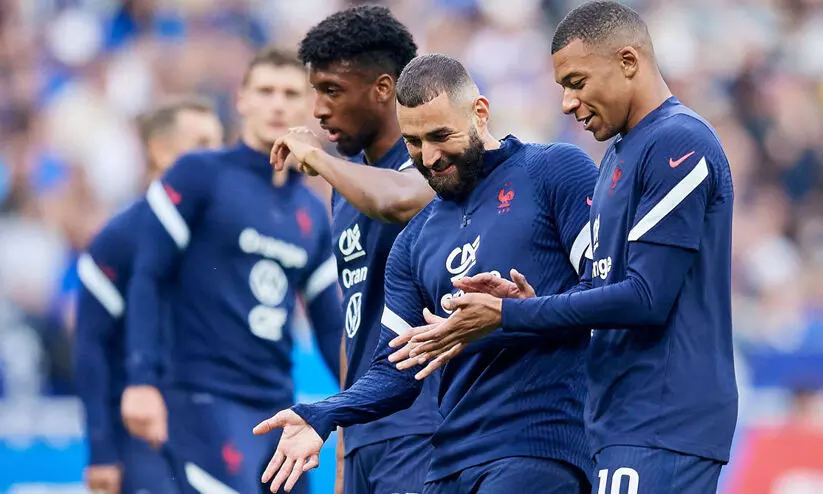 25 അംഗ സംഘത്തെ പ്രഖ്യാപിച്ച് ഫ്രാൻസ്; ടീം ബെൽജിയവും റെഡി 25 അംഗ സംഘത്തെ പ്രഖ്യാപിച്ച് ഫ്രാൻസ്; ടീം ബെൽജിയവും റെഡി