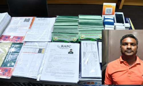 nine branches of bogus banks