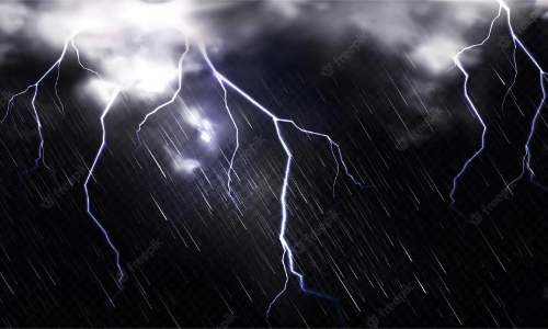 മിന്നലും മഴയുമുണ്ടാവുമെന്ന് മുന്നറിയിപ്പ്