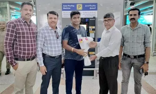 വിവേകാനന്ദന് സ്വീകരണം നൽകി