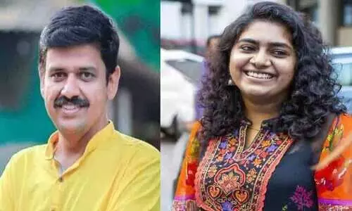 നടി നിമിഷ സജയൻ 1.14 കോടിയുടെ നികുതി വെട്ടിച്ചതായി സന്ദീപ് വാര്യർ