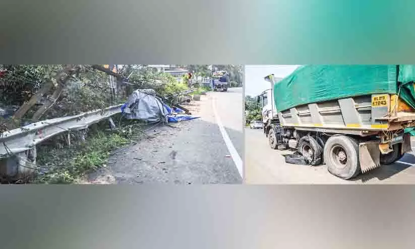 വാഹനങ്ങളുടെ പരക്കം പാച്ചിൽ; എം.സി റോഡിൽ അപകട പരമ്പര