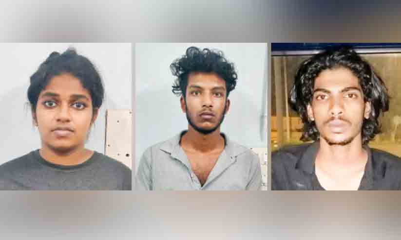 ആലപ്പുഴയിൽ വൻ ലഹരി വേട്ട; പെൺകുട്ടിയടക്കം മൂന്നുപേർ അറസ്റ്റിൽ