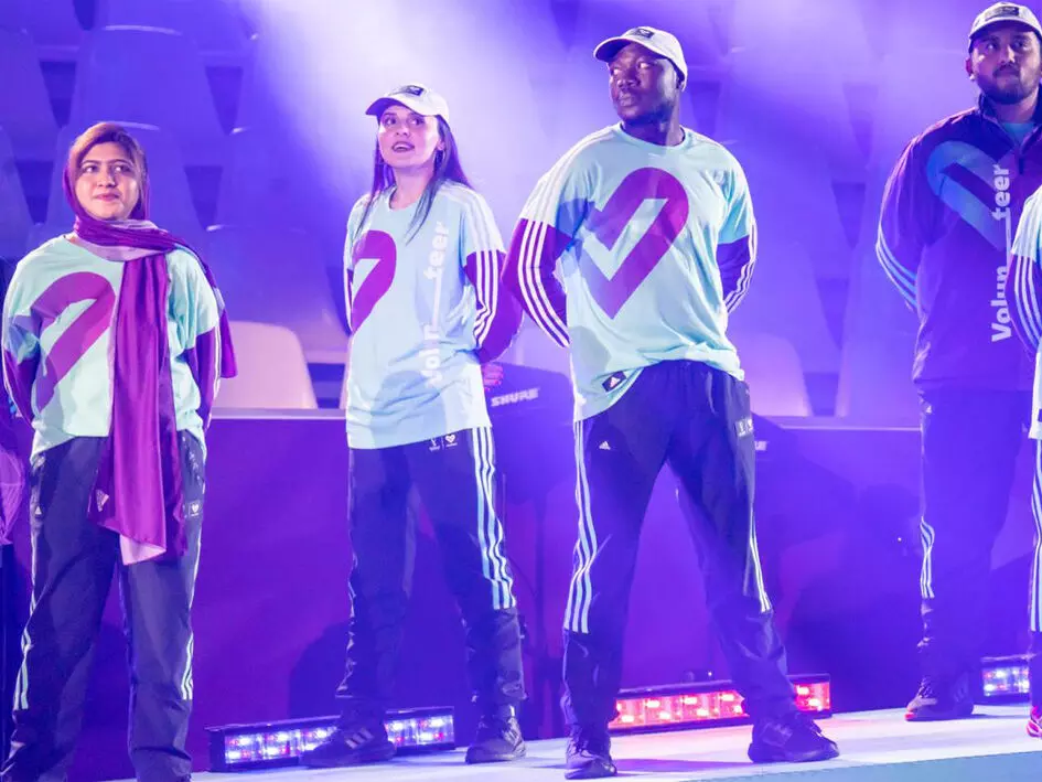 ഔദ്യോഗിക വളണ്ടിയർ യൂണിഫോം റിലീസ് ചെയ്തപ്പോൾ