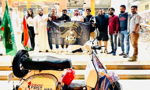 ഹാർലി ഡേവിഡ്‌സൺ സ്വീകരണം നൽകി