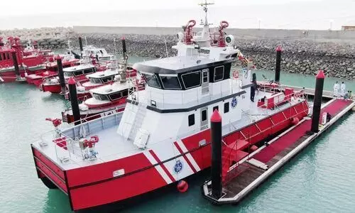 കുവൈത്ത് ഫയർഫോഴ്സ് അത്യാധുനിക ബോട്ട് പുറത്തിറക്കി