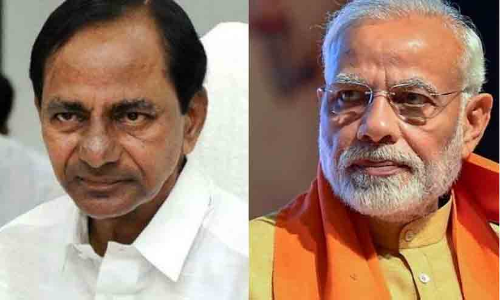 KCR and Modi
