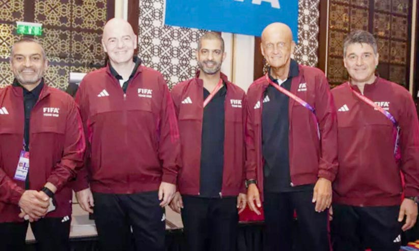 ലോകകപ്പ്: 36 റഫറിമാർ ഉൾപ്പെടെ 129 അംഗ സംഘം എത്തി ലോകകപ്പ്: 36 റഫറിമാർ ഉൾപ്പെടെ 129 അംഗ സംഘം എത്തി