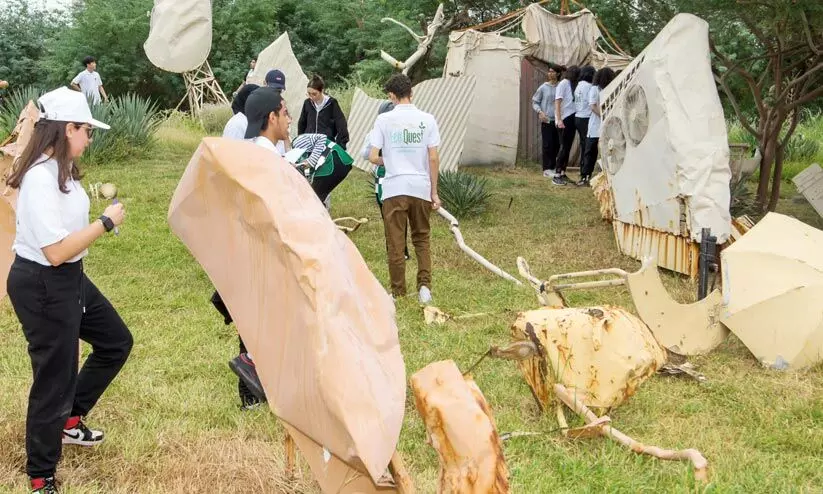 സ്കൂൾ കുട്ടികൾക്ക് പരിസ്ഥിതി അവബോധ ക്യാമ്പ് സ്കൂൾ കുട്ടികൾക്ക് പരിസ്ഥിതി അവബോധ ക്യാമ്പ്