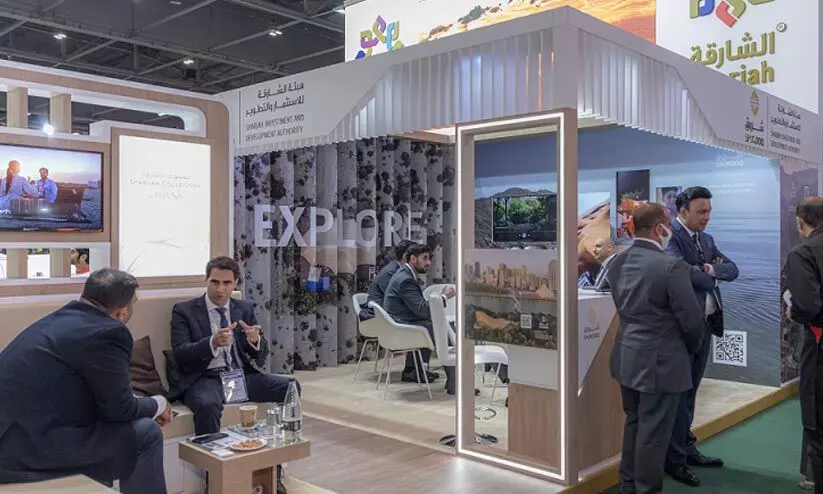 ലോക സഞ്ചാര മേളയിൽ തിളങ്ങി ഷാർജ ലോക സഞ്ചാര മേളയിൽ തിളങ്ങി ഷാർജ