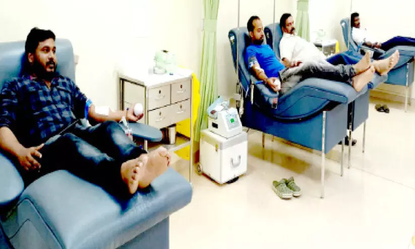 രക്തദാന ക്യാമ്പ് സംഘടിപ്പിച്ചു രക്തദാന ക്യാമ്പ് സംഘടിപ്പിച്ചു