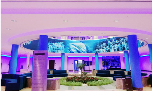 മെസ്സിയെ സ്വാഗതം ചെയ്ത് ഖത്തർ സർവകലാശാല