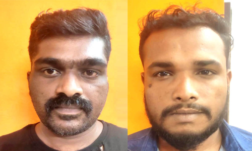 യുവാവിനെ കമ്പിവടികൊണ്ട് ആക്രമിച്ച് പരിക്കേല്‍പിച്ച രണ്ടുപേര്‍ പിടിയില്‍