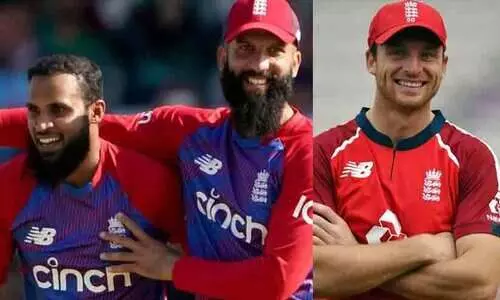 ഷാംപെയിൻ ചീറ്റും മുമ്പ് മുഈനും ആദിലുമില്ലെന്ന് ഉറപ്പാക്കി ബട്​ലർ