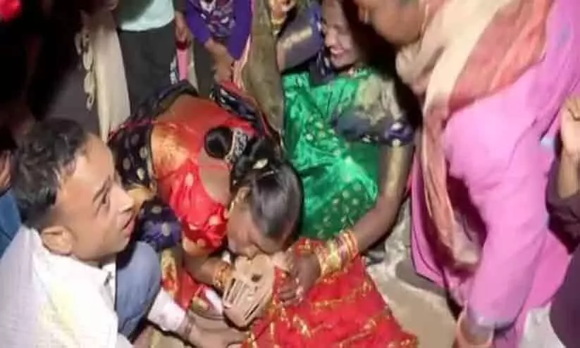 വളർത്തുനായകൾക്ക് മംഗല്യം; ചടങ്ങിനെത്തിയത് നൂറോളം പേർ