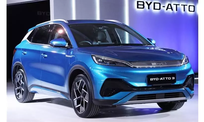 BYD Atto 3 EV SUV launched at Rs 33.99 lakh BYD Atto 3 EV SUV launched at Rs 33.99 lakh