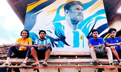 ആ​ര​വ​ത്തി​നൊ​രു​ങ്ങി അ​രീ​ക്കോ​ട്ടെ ഫു​ട്​​ബാ​ൾ  ഗ്രാ​മ​ങ്ങ​ൾ...