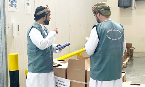 ഉ​പ​ഭോ​ക്​​തൃ സം​ര​ക്ഷ​ണ അ​തോ​റി​റ്റി (സി.​പി.​എ) വ​ട​ക്ക​ൻ ബാ​ത്തി​ന ഗ​വ​ർ​ണ​റേ​റ്റി​ൽ ന​ട​ത്തി​യ  പ​രി​ശോ​ധ​ന