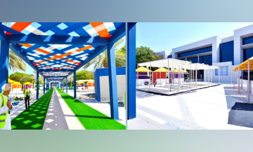 ഒ​മാ​ൻ ക​ൺ​വെ​ൻ​ഷ​ൻ ആ​ൻ​ഡ്​ എ​ക്സി​ബി​ഷ​ൻ സെ​ന്‍റ​റി​ൽ ഒ​രു​ക്കിയ ഫാ​​ൻ​​സ്​ ഫെ​​സ്റ്റി​​വ​​ൽ ന​ഗ​രി