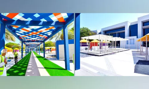 ഒ​മാ​ൻ ക​ൺ​വെ​ൻ​ഷ​ൻ ആ​ൻ​ഡ്​ എ​ക്സി​ബി​ഷ​ൻ സെ​ന്‍റ​റി​ൽ ഒ​രു​ക്കിയ ഫാ​​ൻ​​സ്​ ഫെ​​സ്റ്റി​​വ​​ൽ ന​ഗ​രി