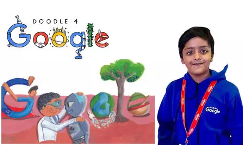 ഇന്നത്തെ ഗൂഗിൾ ഡൂഡിൽ വരച്ചത് വിദ്യാർഥിയായ ശ്ലോക്; കാത്തിരിക്കുന്നത് ലക്ഷങ്ങളുടെ സമ്മാനം