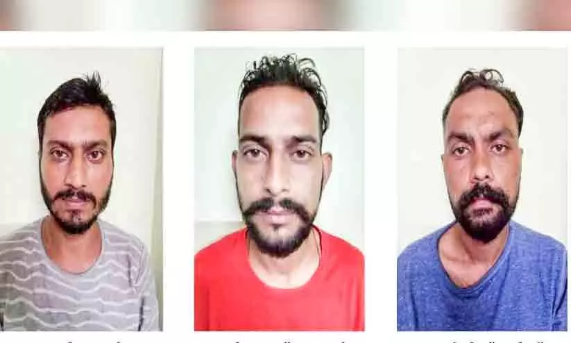 ബൈക്കുകളില് കറങ്ങി നടന്ന് മോഷണം: മൂന്നുപേര് പിടിയില് ബൈക്കുകളില് കറങ്ങി നടന്ന് മോഷണം: മൂന്നുപേര് പിടിയില്