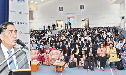 ഇ​ന്ത്യ​ൻ സ്‌​കൂ​ൾ വി​ദ്യാ​ർ​ഥി​ക​ൾ മാ​തൃ​ക ഐ​ക്യ​രാ​ഷ്ട്ര​ സ​ഭ   സ​മ്മേ​ള​നം സം​ഘ​ടി​പ്പി​ച്ചു