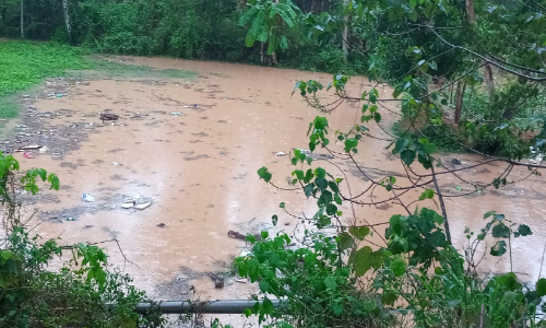 ദേശീയപാതയുടെ അശാസ്ത്രീയ നിർമാണം പ്രദേശം വെള്ളത്തിൽ