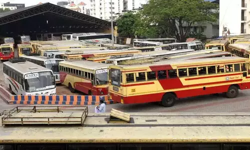 bus stand demolished