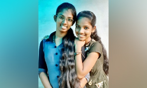 പ്രവൃത്തി പരിചയമേളയിൽ തിളങ്ങി ബങ്കളത്തെ സഹോദരിമാർ