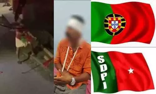 പോർച്ചുഗൽ പതാക കീറിയ ബി.ജെ.പിക്കാരനെ ഫാൻസുകാർ മർദിച്ചു, ആശുപത്രിയിൽ; സത്യമെന്ത്? FACT CHECK