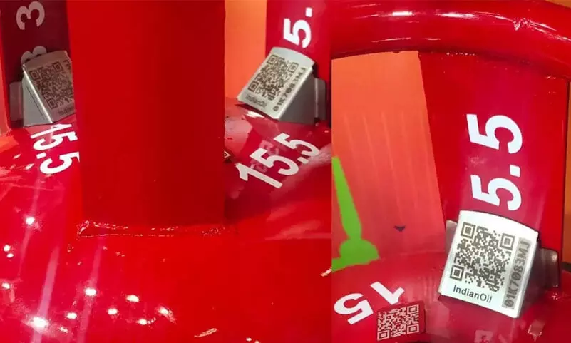 ക്യു.ആർ കോഡുമായി ഗ്യാസ് സിലിണ്ടർ ഉടൻ