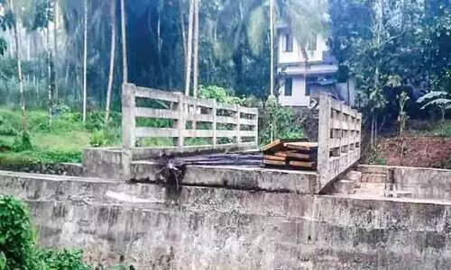 അപ്രോച്ച് റോഡില്ല; പൂർത്തിയാകാത്ത സ്വപ്നമായി ചാവാലി തോട് പാലം