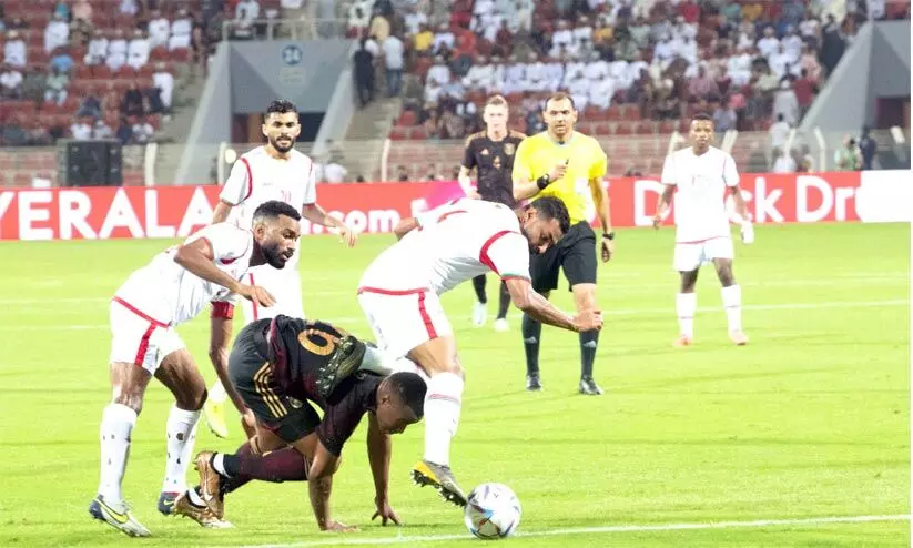 ലോകകപ്പ് സന്നാഹം ;നിറംമങ്ങി ജർമനി ;കൈയടി നേടി ഒമാൻ ലോകകപ്പ് സന്നാഹം ;നിറംമങ്ങി ജർമനി ;കൈയടി നേടി ഒമാൻ